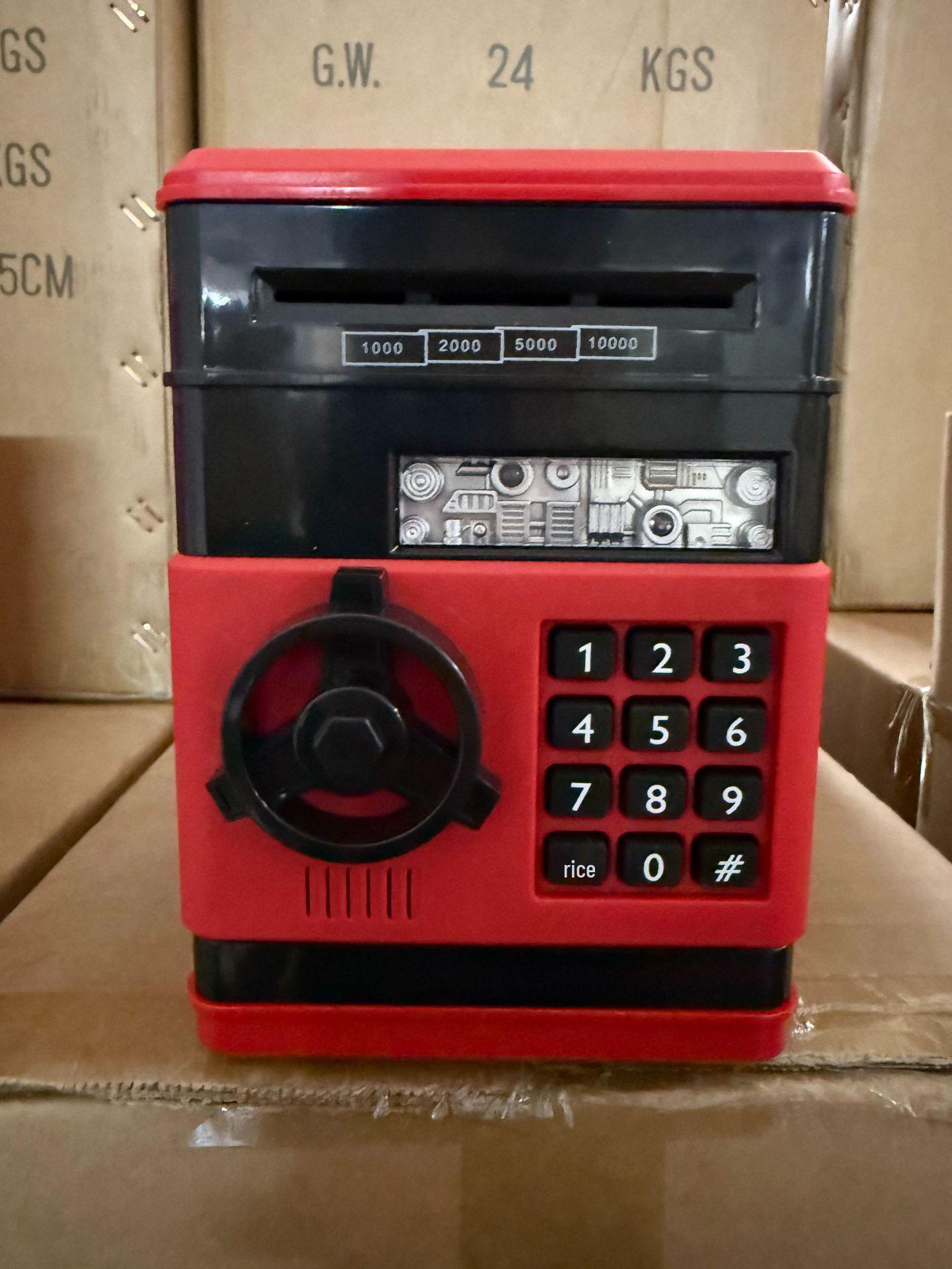 Детский банкомат Копилка: Мультяшная копилка-сейф с функцией авто-затягивания денег