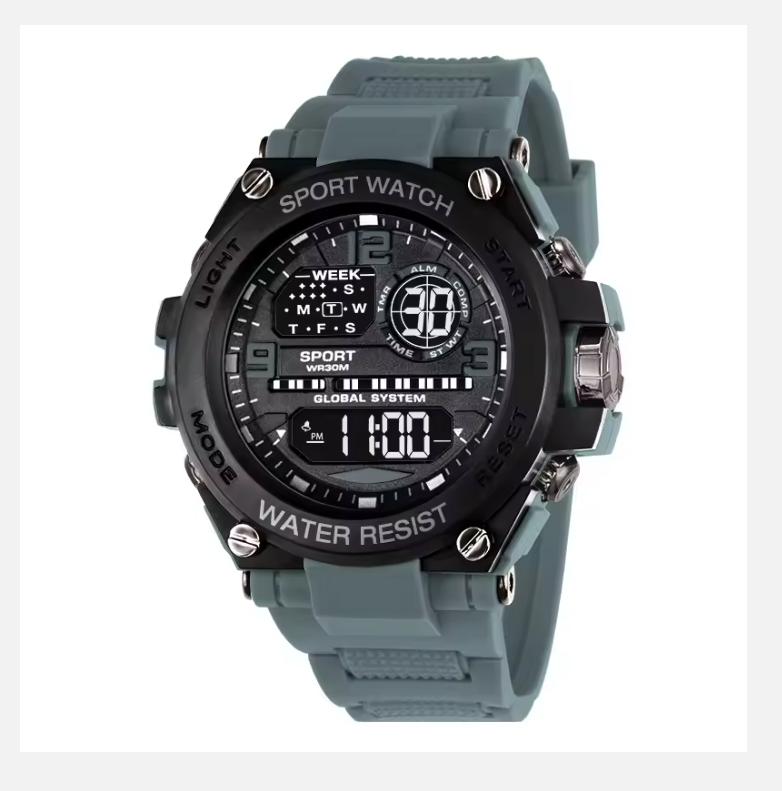 2025 Top Luxury Electronic Watch for Man Outdoor Sport Watch Stopwatch Waterproof Calendar Digital Clock 24355