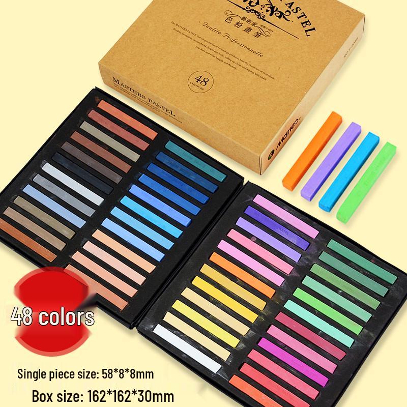 Brand Color Pastel Chalk Set – Professional Painting Sticks for Art, Blackboard & Newspaper.
