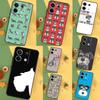 Cartoon Schnauzer Dog Case For Xiaomi Redmi Note 13 11 9 10 12 Pro Plus 12S 11S 10S 9S Redmi 12 10C 12C 13C Cover