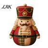 Kit di Assemblaggio Bambole Morbide Patchwork Natalizio Kit Fai da Te, Materiali per Cucito su Stoffa Artigianato di Babbo Natale con Cartamodelli Angelo Gnomo Animale Kit di Artigianato per Principianti,