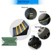 Portable Rubber Wheel Chock: Car, Truck, Parking Anti-Roll Stopper, Skid Preventer Triangle.