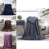 Luxurious Warmth With 22 Solid Colors Flannel Plush Fleece Blanket For Comfort