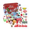 24-Piece Christmas 3D Countdown Calendar Toy Set (24 Toys)