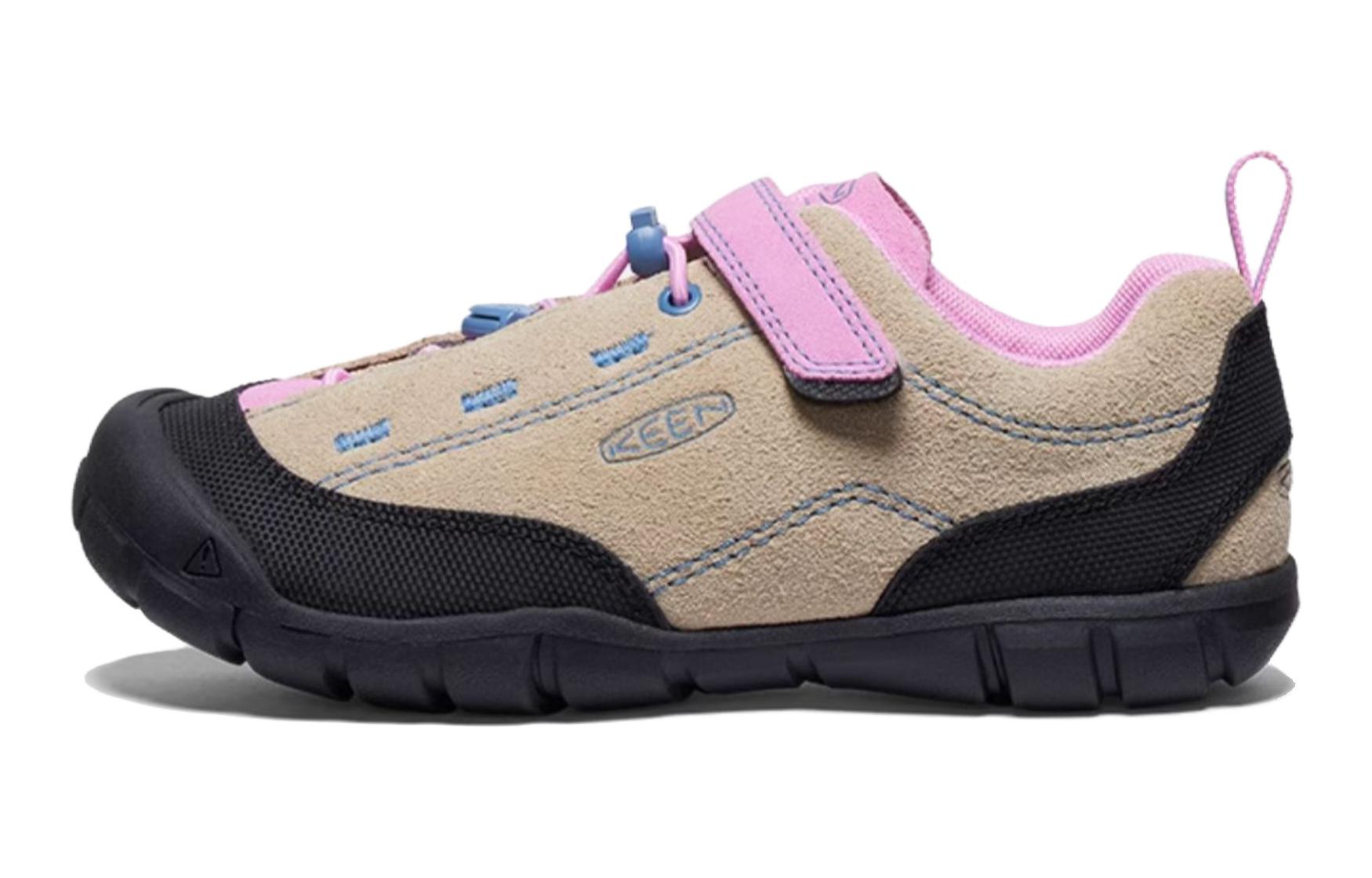 Keen JASPER 2 Cushioning Abrasion Resistant Breathable Low top Kids Outdoor Shoes Yellow Pink Kids 1028555 25/26