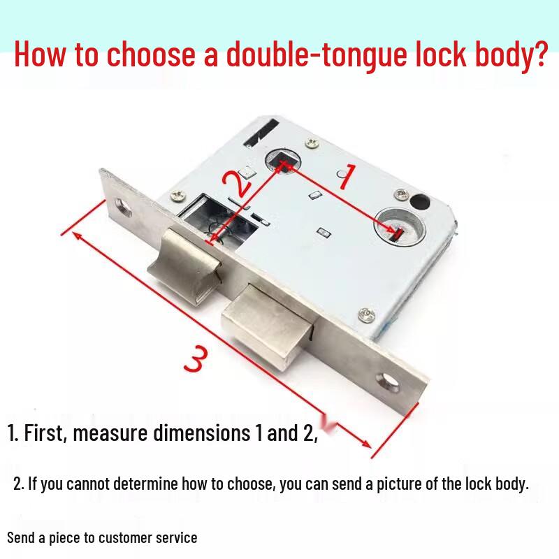 Qingwa Universal Stainless Steel Mortise Door Lock Body