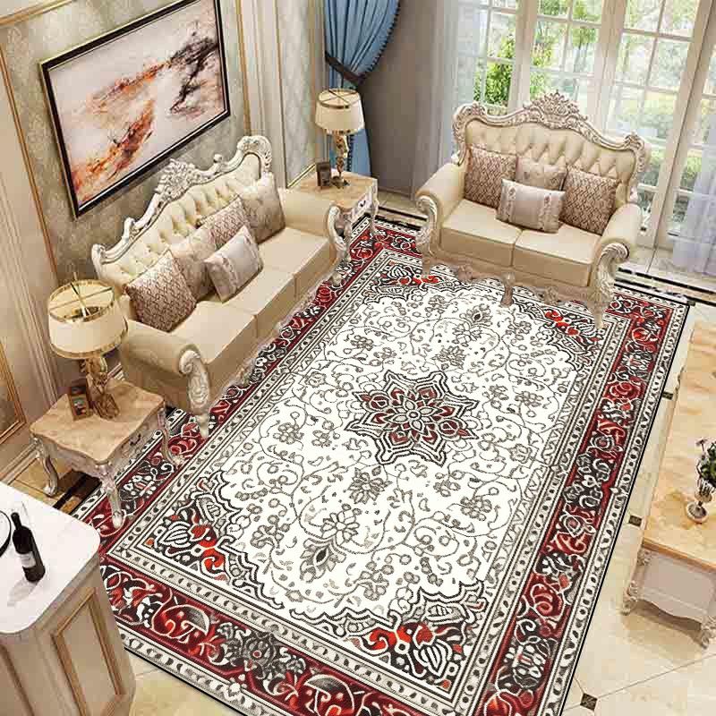 Retro Persia Carprt for Living Room Decoration Home American Style Sofa Area Rug 200x300 cm Washable Cloakroom Bedroom Floor Mat