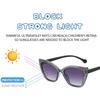Cute Children Cat Eye Sunglasses Glitter Bling Frame Anti‑UV Fashion Boys and Girls Beach Party Sun Glasses