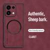 Cases For OPPO Reno 16 16Pro 16F Sheepskin Leather Shockproof Case For OPPO Reno 16 Pro 16 FS Magnetic Wireless Charging Cover