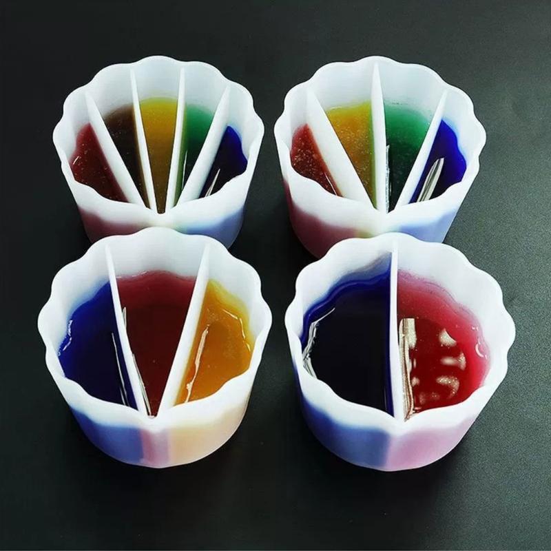 Resin Color Mixing Cup Silicone Mold Crafts Drawing Paint Pouring Cup Supplies