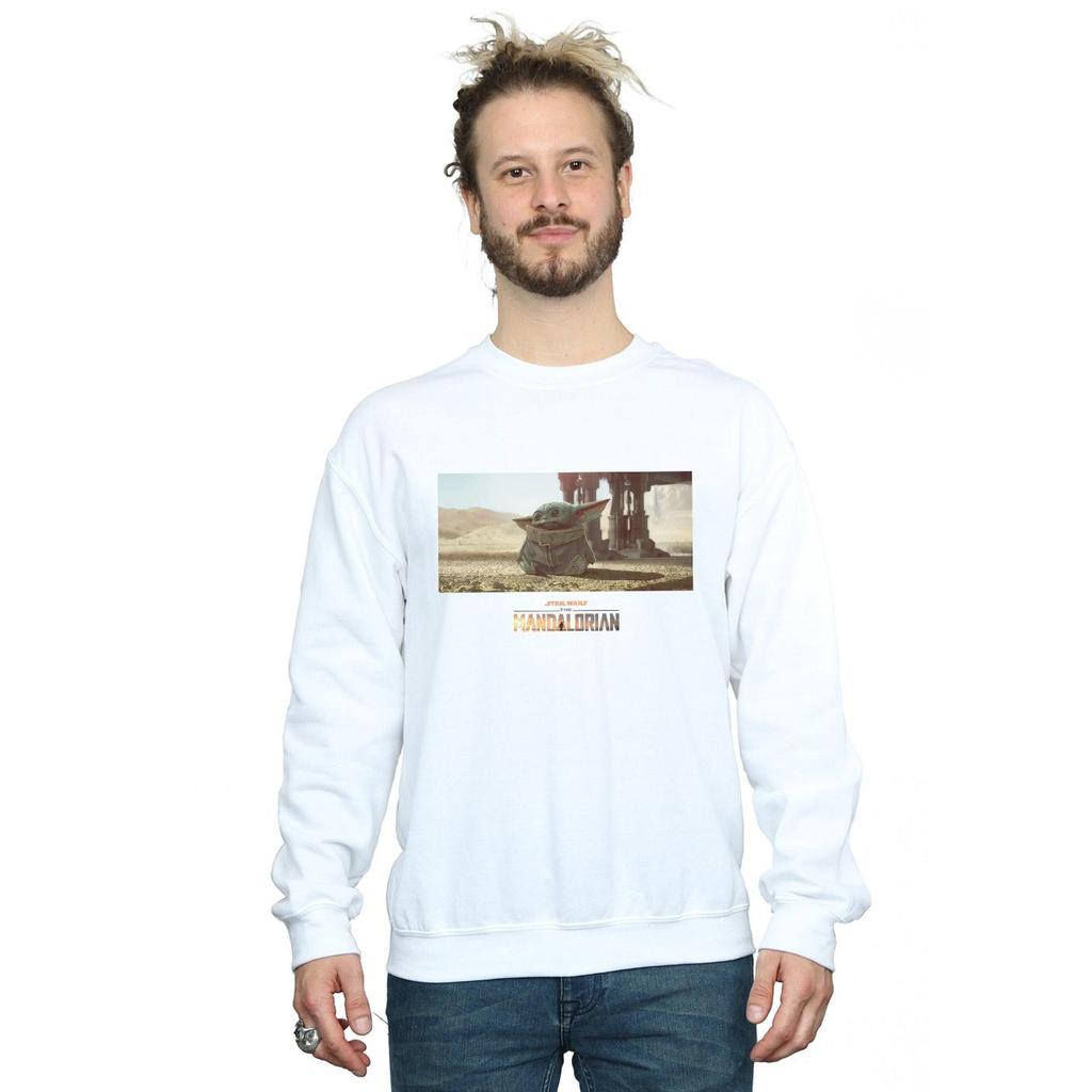 Star Wars Mens The Mandalorian The Child Concept Art Sweatshirt