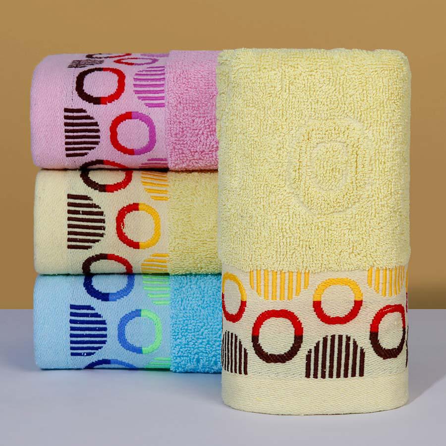 Plaid Cotton-Polyester Hand Towel - Soft, Absorbent, Ideal for Home & Hotel Use