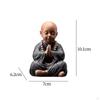 Creative Little Monk Ornaments Handicraft Landscape Ceramic Dolls Sculpture Statue for