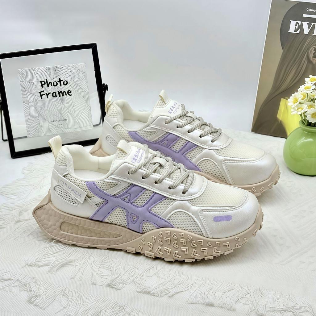 New versatile non-slip mesh breathable casual shoes women's platform dad shoes versatile