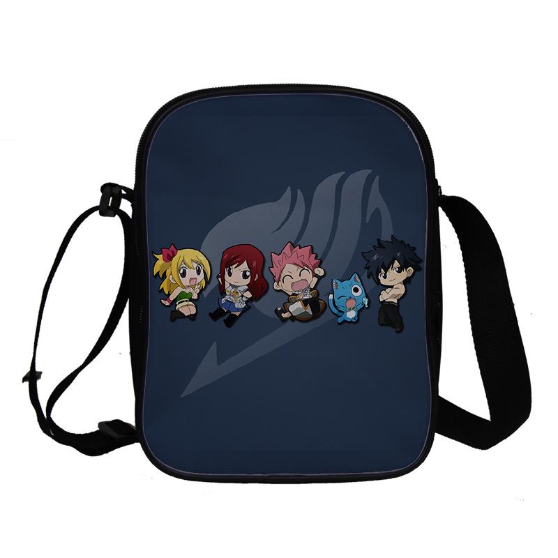 

Fairy tail peripheral pattern student bag full color backpack double shoulder bag travel outdoor bag Double Shoulder Bag