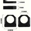 Dirt Bike Rear Axle Block CNC Motorcycle Chain Tensioner Adjuster for KX450F 16-18 KX250F 17-19 KX250 KX450 19-24 KX250X KX450X 22-24 Silver