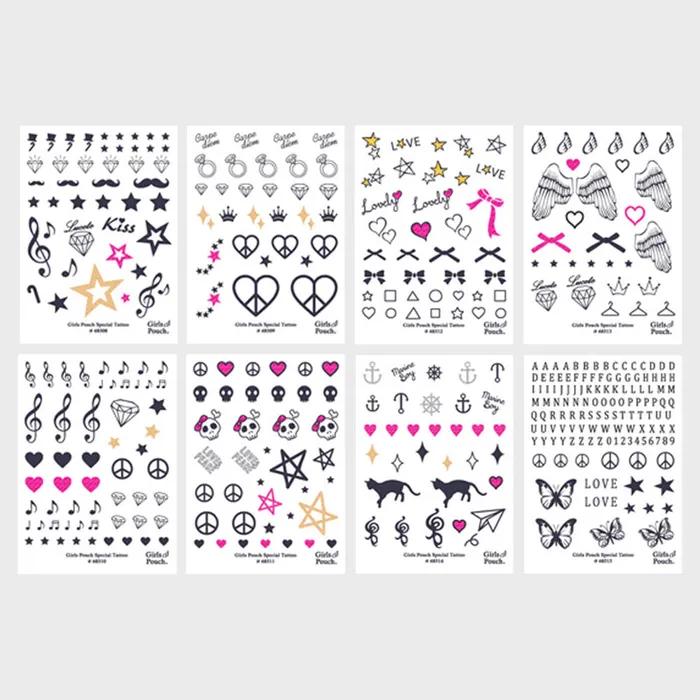 

Специальный девчачий кошелек Тату 8 видов 06.WING