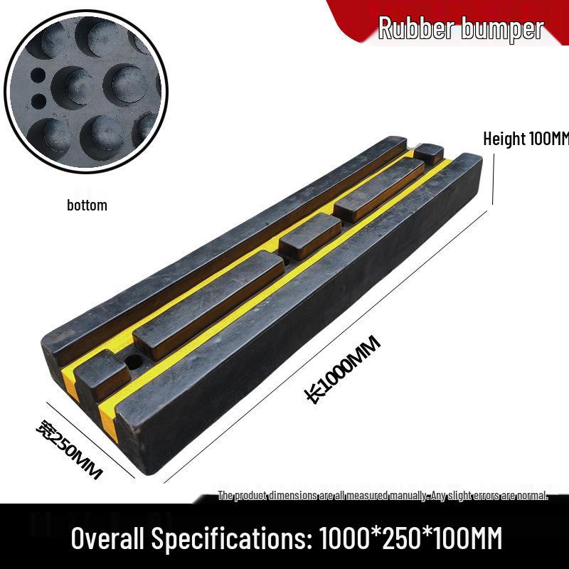 Thickened Rubber Anti-collision Strip: Corner Wall Edge Padding for Docks and Trucks
