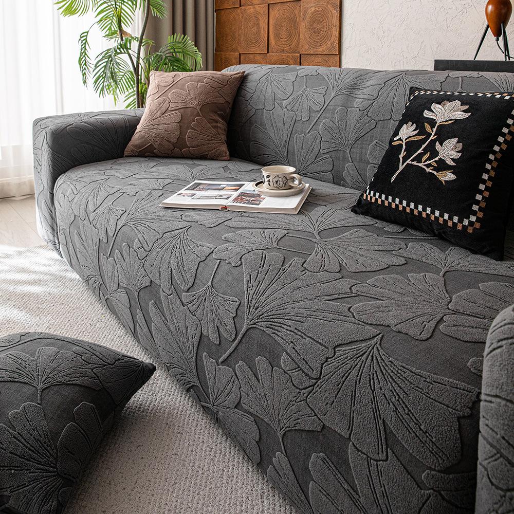 New Cream Style Elastic Full Cover Sofa Cover All Season Universal Dust Proof and All Purpose Cover  Anti Cat Scratch Cover