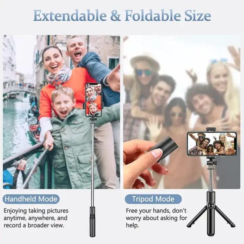 Selfie Stick Tripod S03 Extendable Stick Mini Tripod With Detachable Remote For Smart Phones Selfie Phone Holder for iPhone IOS Android
