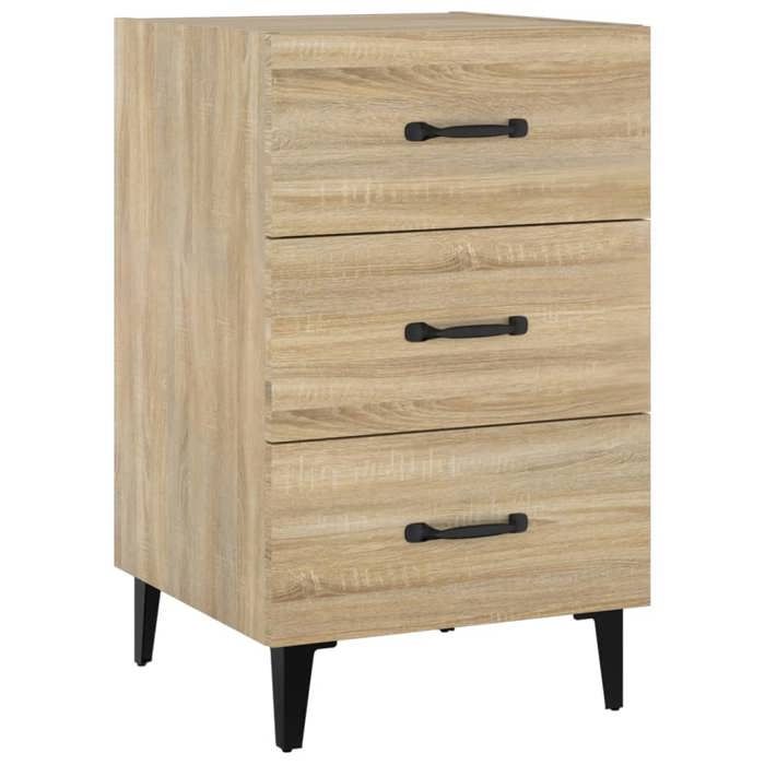 Maison Exclusive - Nachttisch Sonoma-Eiche 40x40x66 cm Holzwerkstoff