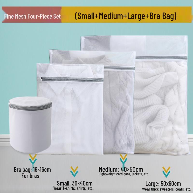 Anti-Deformation Laundry Bag for Washing Machines - Hair Removal, Bra Protection, Underwear and Clothes Mesh Bag