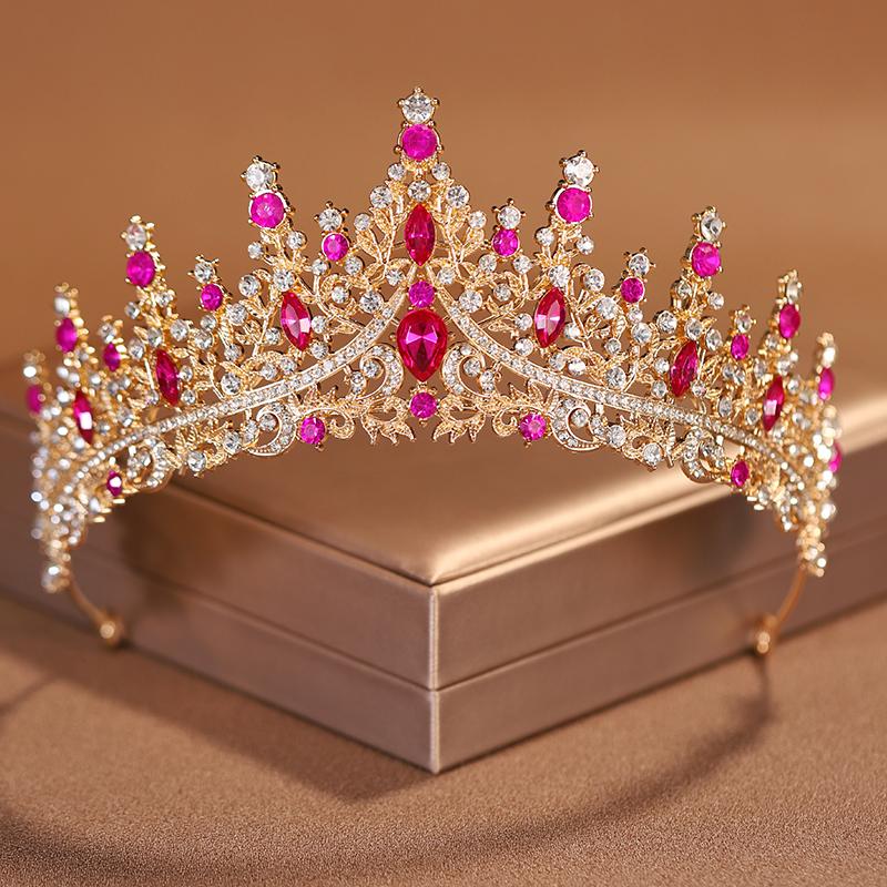 Bröllopstiara Roseröd Utsökt Bröllopskrona