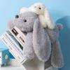 35-70cm Cute Cartoon Hot Rabbit Plush Doll Pillow High Quality Super Soft White Grey Rabbit Plush Toy For Girls Birthday Gifts