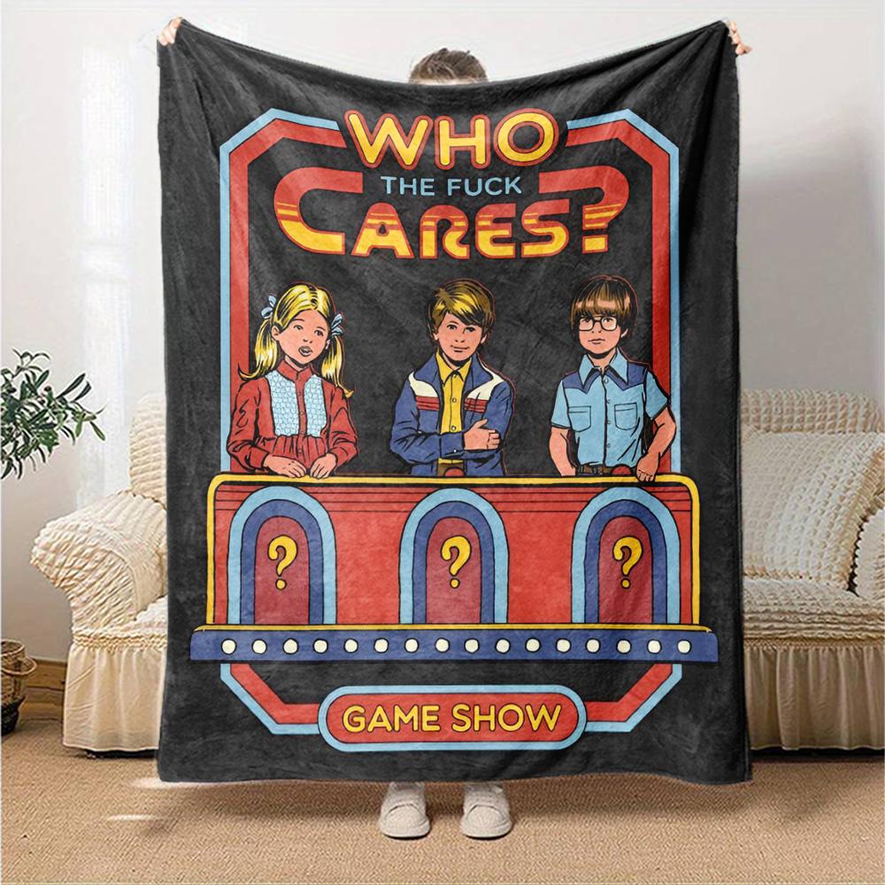 Steven Rhodes Theme Printed Blanket - Perfect for Couch, Bed, Travel & Outdoor Use | Machine Washable, Cozy & Durable.