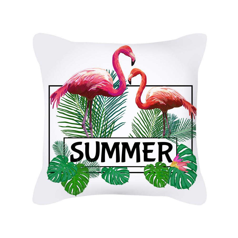 New Home Green Plant Tropical Pillow Cover Without Core Cushion Cover Waist Pillow Cover Cushion Cover Furniture Supplies