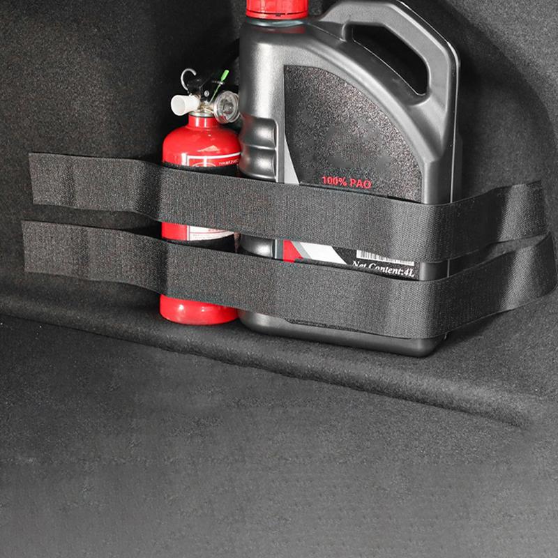 Set De 4 Bandes Auto-agrippantes Pour Coffre De Voiture - Organisation Et Rangement Sécurisé