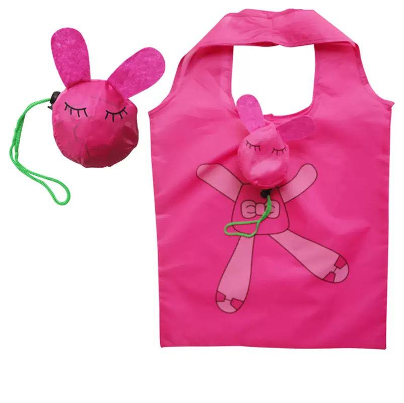Eco-friendly Foldable Cartoon Animal Tote Bag