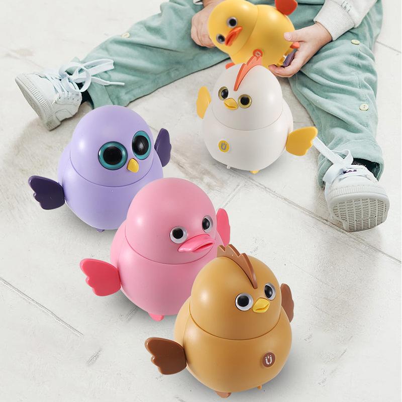 Electric Rocking Chick Toy for Kids Plastic Battery Operated Fun Educational Gift