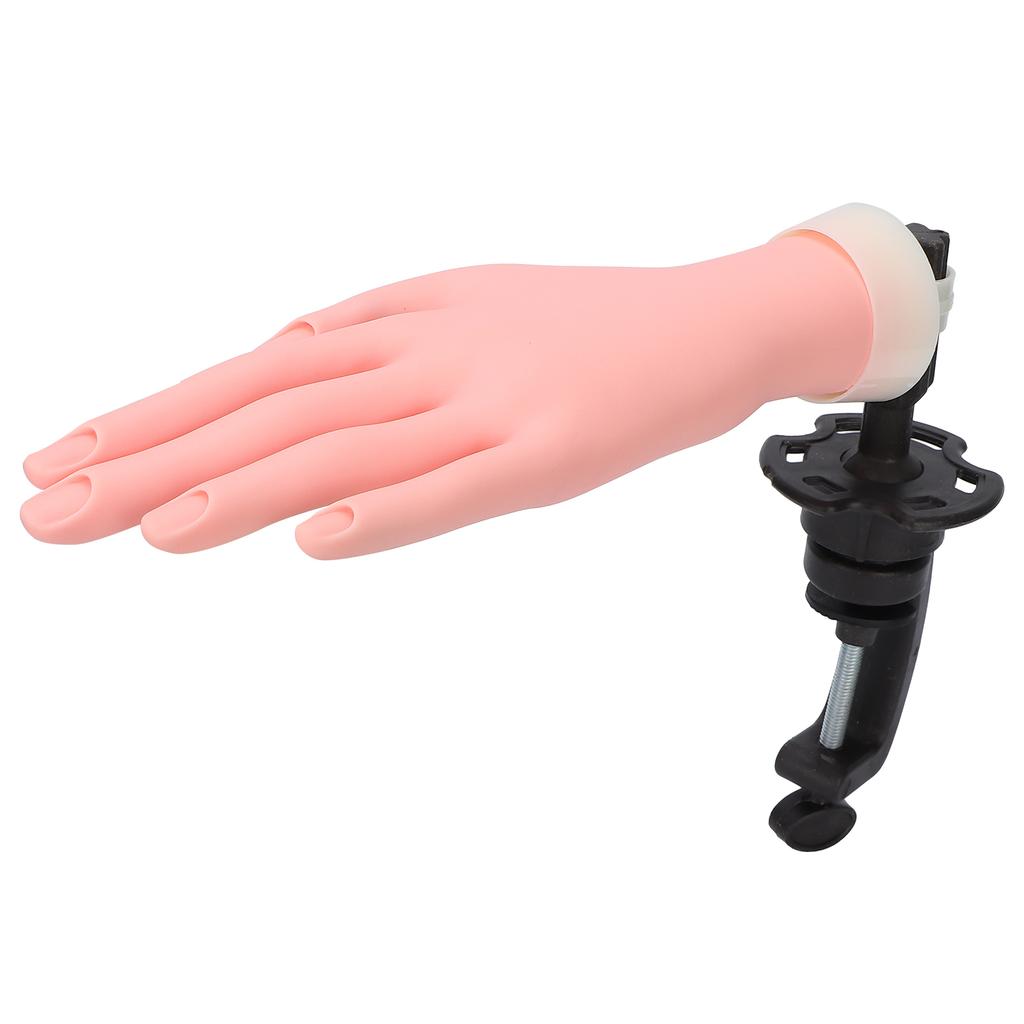 Realistic Nail Art Training Hand Bendable Mannequin Hand Flexible Fake Nail Practice Hand