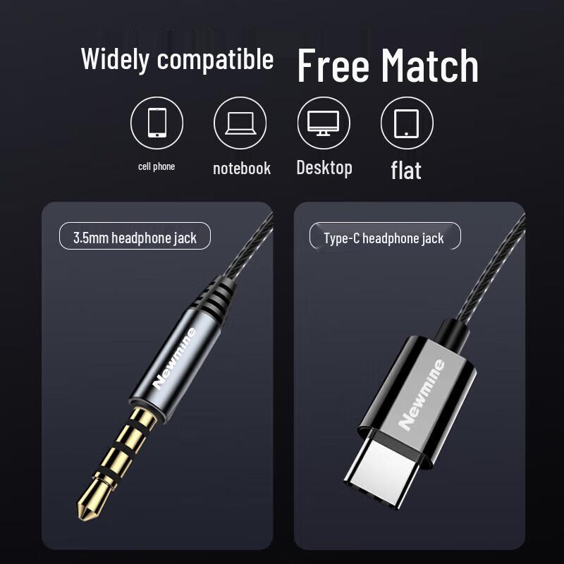 Newmine XLT06 Type-C In-Ear Wired Earphones