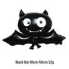 Aluminum Foil Balloons: Halloween Decorations with Ghosts, Skeletons, Pumpkins, and Bats