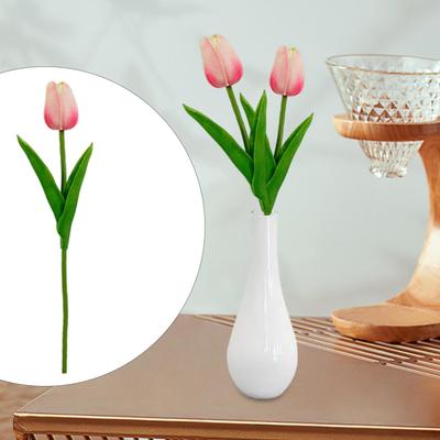 Tulipán Umělá květina Stolní středový prvek Foto rekvizita Svatba Faux pro DIY Květinový