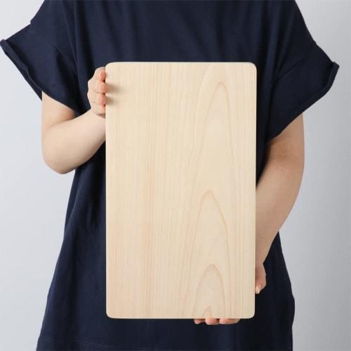 Kyoto Katsugu Hinoki Cutting Board, Medium, 36 x 21 cm, Single Thick Board