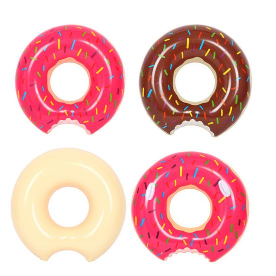 Adult Swim Ring Inflatable Strong Buoyancy Doughnut Shape Water Entertainment Summer Water Park
