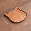 Cartoon Squirrel Wooden Snack Tray Creative Walnut Wood Tea Tray Desktop Storage Container Pinecone Trays Decorative