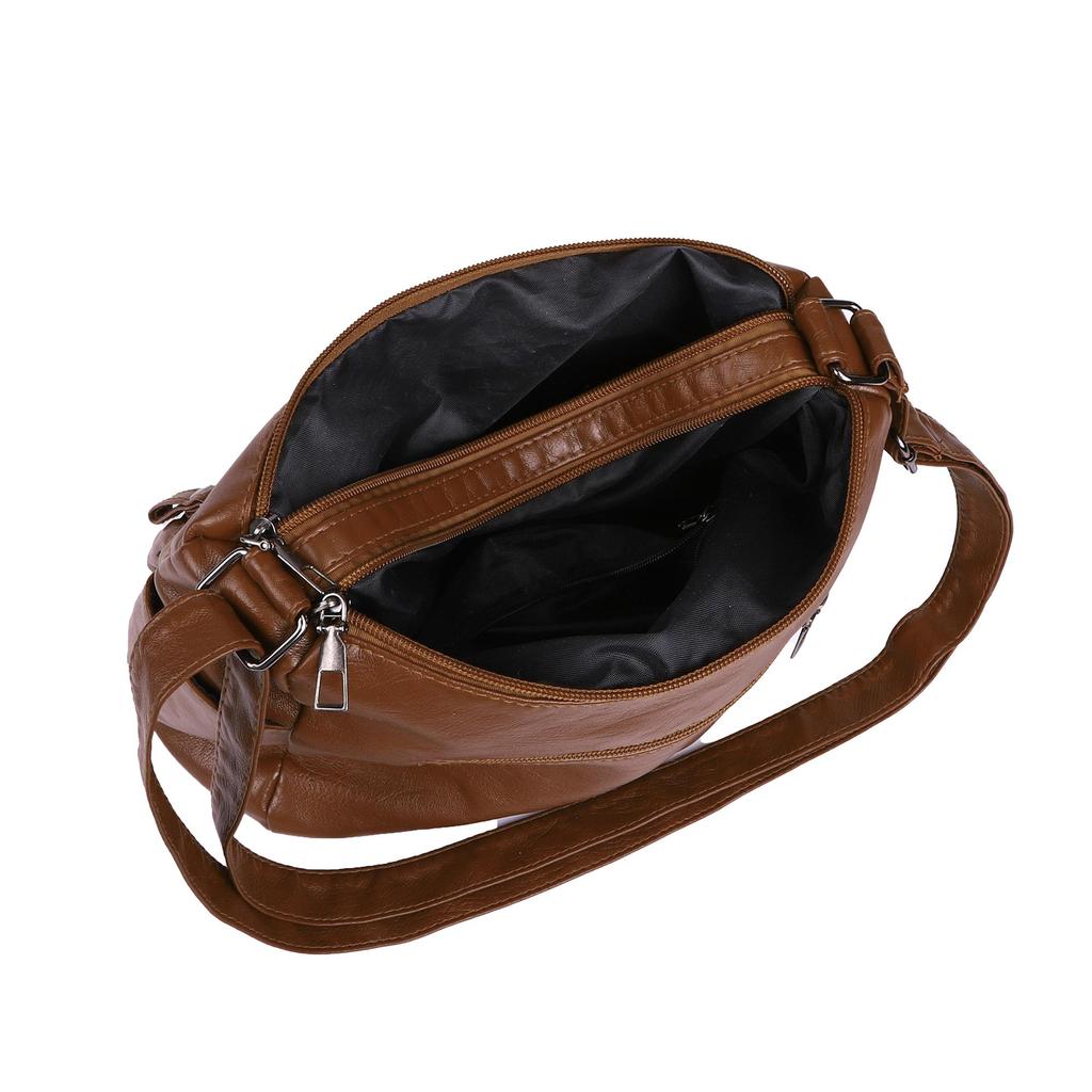2026 Summer Female Pu Leather Crossbody Shoulder Bags Multi-Pocket Ladies Luxury Purses And Handbags Women'S Bag