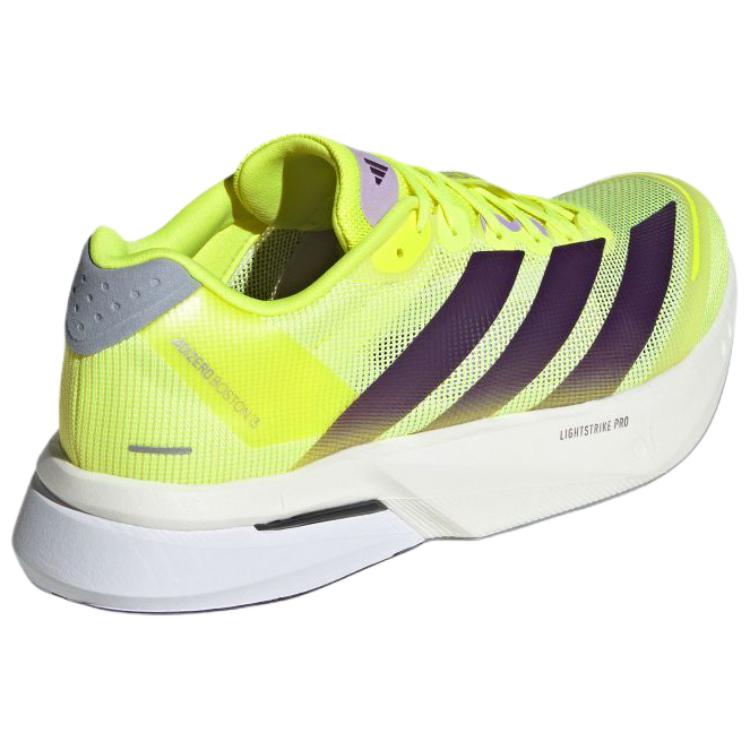 Adidas Adizero Boston 13 Breathable Support Lightweight Training Running Shoes Men's Yellow JP9251