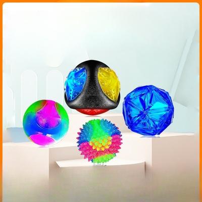 The Luminous Dog Ball Rotates, The Luminous Dog Ball Flashes, The Night Light Flashes, The Dog Makes Sounds, The Toy Bounces, Activates The Toy Ball