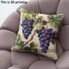 Vintage Grape Vine Watercolor Throw Pillow Covers Pattern Cushion Cover Suitable For Sofa Bedroom Car Pillow Cover