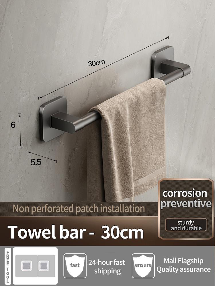 No Need To Drill Walls For Sticker Bathroom Towel Bar/Hook/Towel Rack/Kitchen Rag Rack Bathroom Accessories