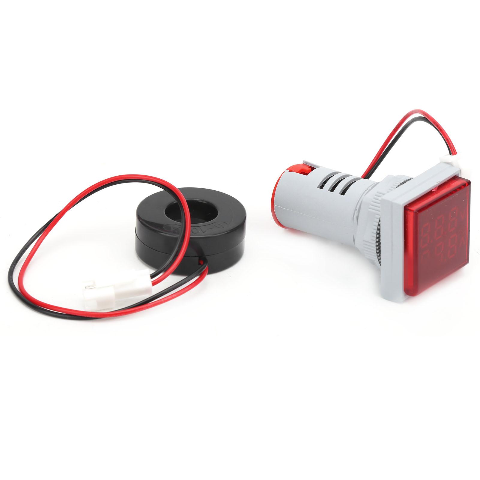 

AD1622FVA 2in 1 Voltmeter Ammeter Voltage Current Meter Tester Measuring IndicatorWhite