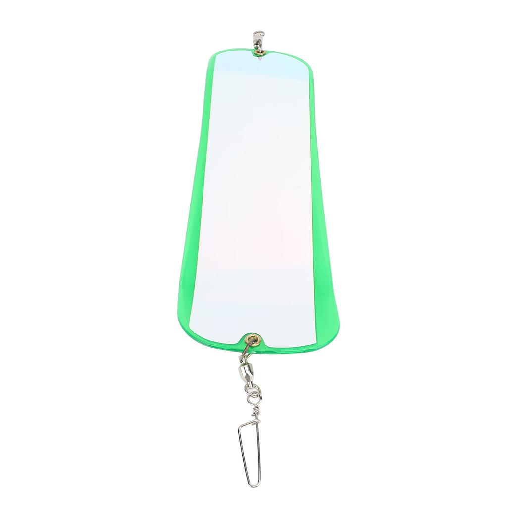 Fishing Flasher ABS Underwater Double Sided Luminous Swivel Diving Board Flasher for Sea Fishing