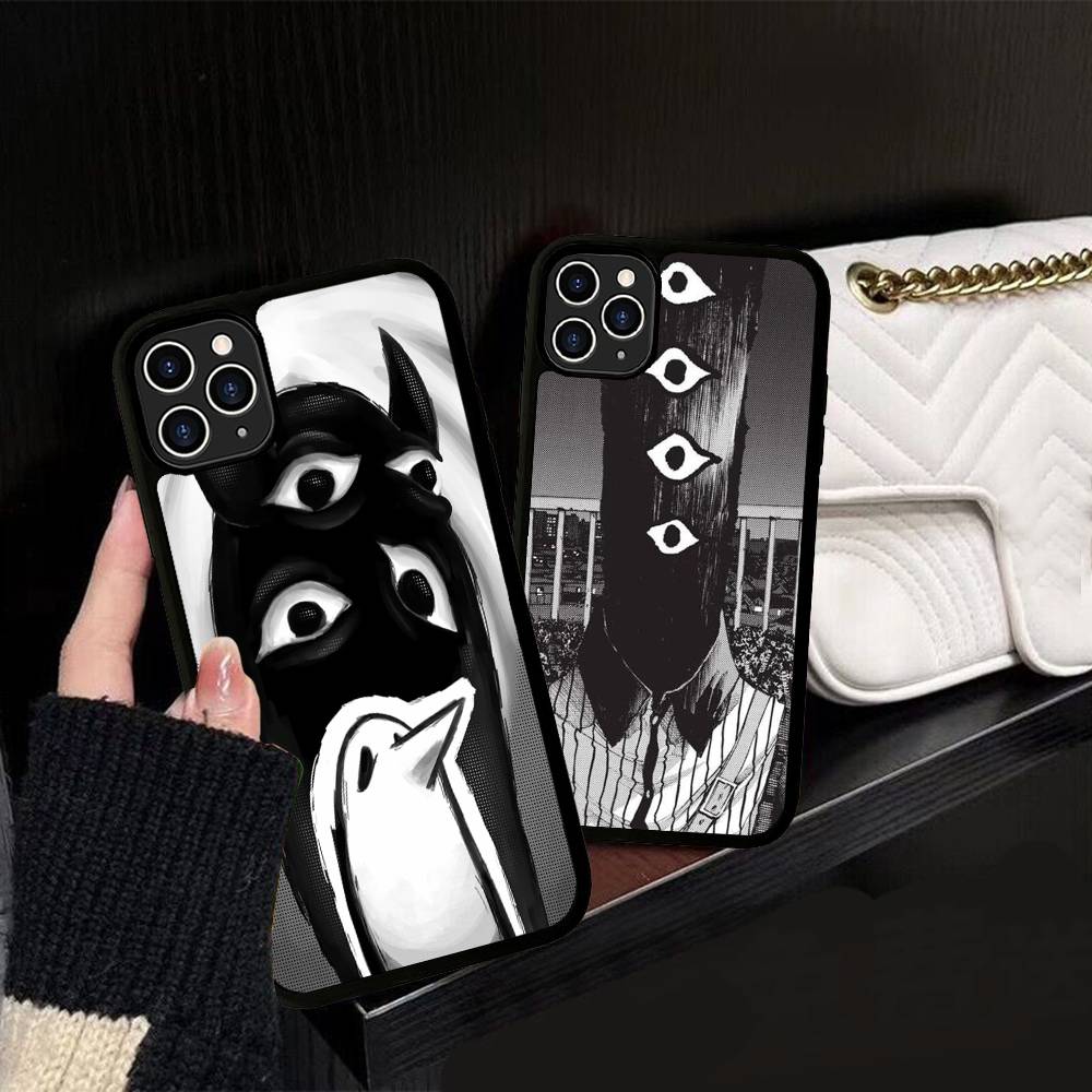Cartoon Goodnight P-Punpun Phone Case For IPhone 17 16 Pro Max 11 12 13 14 15 Hard PC+TPU Bracket Back Cover
