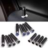For Subaru STI Forester XV Outback Impreza WRX Legacy BRZ Tribeca Carbon Fiber Car Door Lock Pins Bolt Cover Badge Accessories X5
