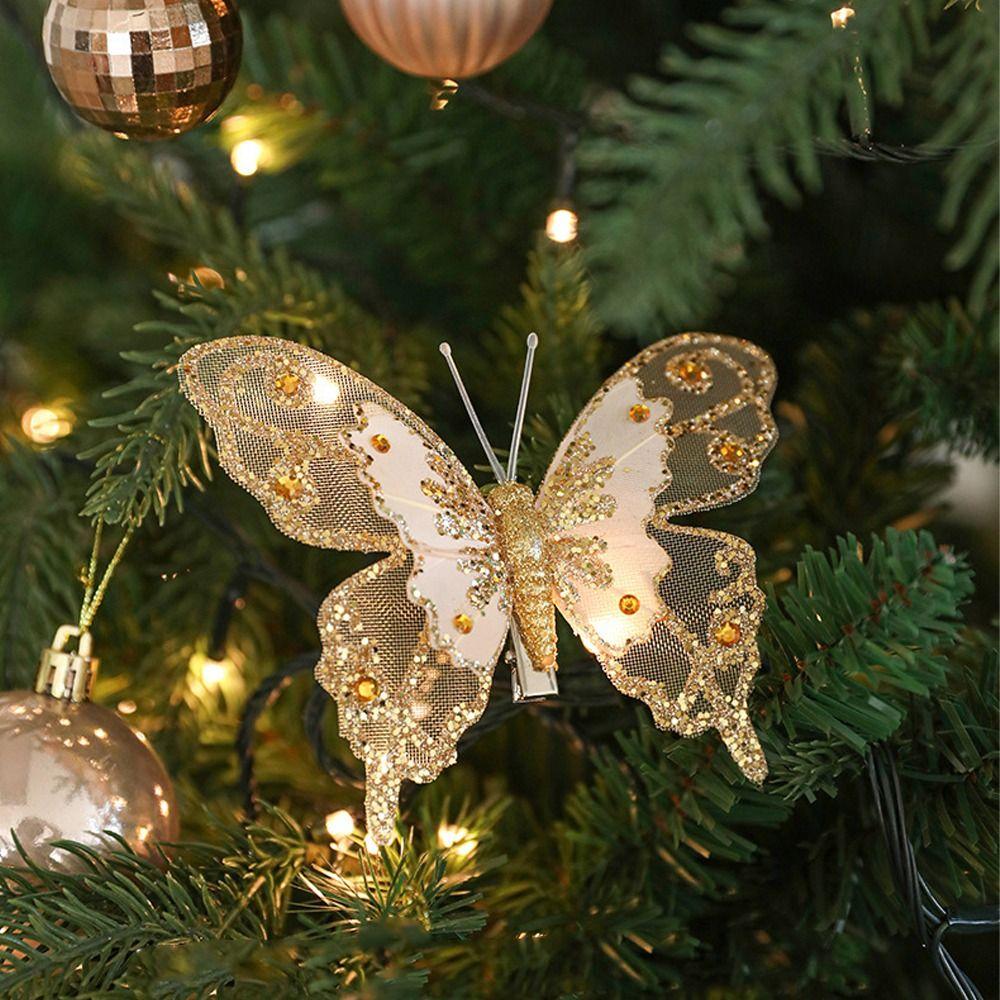 3pcs Simulation Artificial Butterfly Decoration  Hotel Office Decor